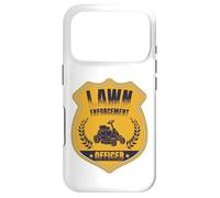 Carcasa para iPhone 17 Pro Lawn Enforcement Officer Landscaper Gardening Grass Mowing