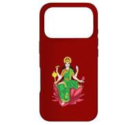 Carcasa para iPhone 17 Pro Laxmi Mata, Diwali Lakshmi Ji On A Lotus Illustration, Pooja