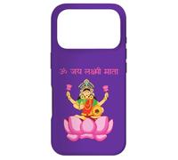 Carcasa para iPhone 17 Pro Laxmi Mata, Diwali Om Jai Lakshmi Mata Sánscrito Hindú Pooja