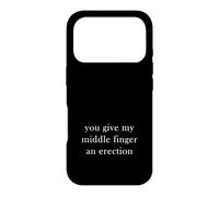 Carcasa para iPhone 17 Pro Le Das a mi Dedo Medio una erección Gracioso