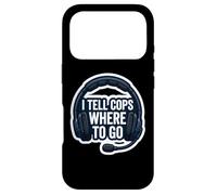 Carcasa para iPhone 17 Pro Le Digo a la policía a dónde IR, el despachador del 911, socorrista, Divertido