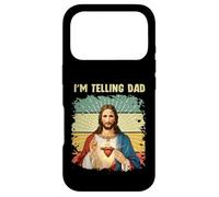 Carcasa para iPhone 17 Pro Le Digo a papá Que Jesucristo es Divertido, Retro, Feliz Domingo de Pascua