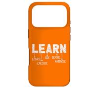 Carcasa para iPhone 17 Pro Learn Acronym Motivation Inspirational Learning Process