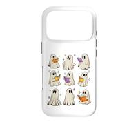Carcasa para iPhone 17 Pro Lector de Halloween para Amantes de los Libros Spooky Ghost
