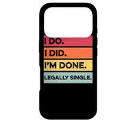 Carcasa para iPhone 17 Pro Legalmente Soltero Divorciado Divertido Divorcio Fiesta Hombres Mujeres