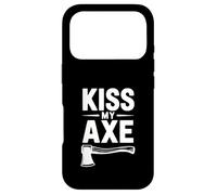 Carcasa para iPhone 17 Pro Leñador Divertido Kiss My Axe