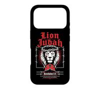 Carcasa para iPhone 17 Pro León de Judá Apocalipsis 5:5 Verso bíblico gótico Cristiano