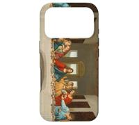 Carcasa para iPhone 17 Pro Leonardo Da Vinci Última Cena Mural Historia del Arte Teléfono