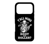Carcasa para iPhone 17 Pro ¿Les Importa si Hoot & holer? -Divertido búho Diciendo música Country