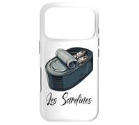 Carcasa para iPhone 17 Pro Les Sardines French Food Retro Vintage Sardine Tin