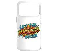 Carcasa para iPhone 17 Pro Let The Madness Begin - Ropa para fanáticos del Torneo de Baloncesto