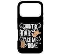 Carcasa para iPhone 17 Pro Letras de Canciones de Country Roads Take Me Home Cute