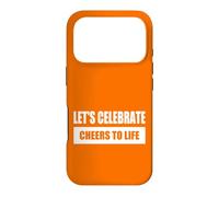 Carcasa para iPhone 17 Pro Let's Celebrate - Cheers TO Life Tipografía Tema Fiesta