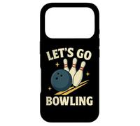 Carcasa para iPhone 17 Pro Let's Go Bowling Divertido Diseño Deportivo Retro