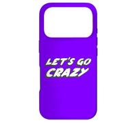 Carcasa para iPhone 17 Pro Let's Go Crazy | Canción de 1980 90's Music Purple One