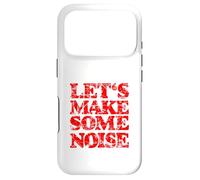 Carcasa para iPhone 17 Pro Let's Make Some Noise (Rojo Vintage)