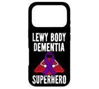 Carcasa para iPhone 17 Pro Lewy Body Dementia Superhero Warrior Fighter Lighter Purple Ribbon