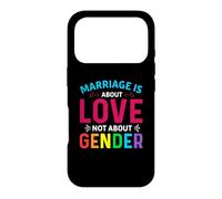 Carcasa para iPhone 17 Pro LGBTQ Marriage Is About Love Gay LGBT Pride Month