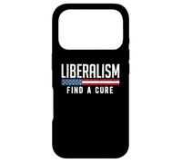 Carcasa para iPhone 17 Pro Liberalismo Encuentra una Cura Divertido Meme Político Humor Gráfico