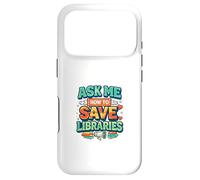 Carcasa para iPhone 17 Pro Libraries Library Advocate Librarian Friends Book Lover