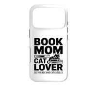 Carcasa para iPhone 17 Pro Libro Mamá Amante De Gatos Lecturas Acogedoras Y Abrazos De
