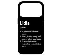 Carcasa para iPhone 17 Pro Lidia Definición de Nombre Diccionario Divertido