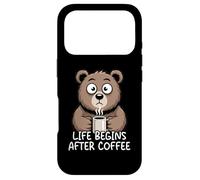 Carcasa para iPhone 17 Pro Life Begins After Coffee
