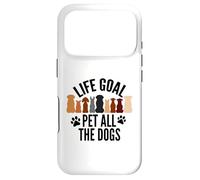 Carcasa para iPhone 17 Pro Life Goal Pet All The Dogs Puppy Paws Doggy Pet Entusiasta