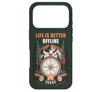 Carcasa para iPhone 17 Pro Life is Better Offline - Camping & Hiking Outdoors Nature