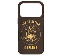 Carcasa para iPhone 17 Pro Life is Better Offline - Camping & Star Gazing Nature Quote