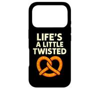 Carcasa para iPhone 17 Pro Life'S a Little Twisted Funny Pretzel Juego de Palabras
