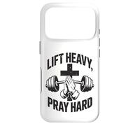 Carcasa para iPhone 17 Pro Lift Heavy Pray Hard - Gimnasio de Entrenamiento Cristiano