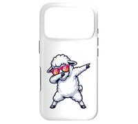 Carcasa para iPhone 17 Pro Linda Oveja Blanca esponjosa con Gafas de Sol
