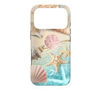 Carcasa para iPhone 17 Pro Linda Playa estética océano Concha Costera Verano mar Tema