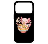 Carcasa para iPhone 17 Pro Lindo Axolotl Come Fideos Ramen, gráfico Kawaii de Axolotl