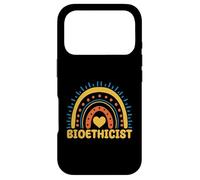 Carcasa para iPhone 17 Pro Lindo Bioética Boho Rainbow Médico Ético Bioética