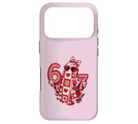 Carcasa para iPhone 17 Pro Lindo Crochet Ghost 67 Meme Pink Coquette Cumpleaños 67