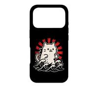 Carcasa para iPhone 17 Pro Lindo diseño de Gato Ondulado japonés - Kawaii Lucky Kitty Retro RIS