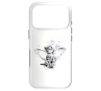 Carcasa para iPhone 17 Pro Lindo diseño estético de Gato soñador Gatito Burbuja Arte Suave Pasado