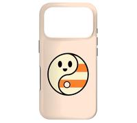 Carcasa para iPhone 17 Pro Lindo Fantasma Yin Yang Halloween Candy Corn Balance Diseño
