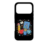 Carcasa para iPhone 17 Pro Lindos diseños de Aprendizaje de Suministros Escolares Felices