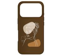 Carcasa para iPhone 17 Pro Line Art Abstract Minimalist of Women Silhouette