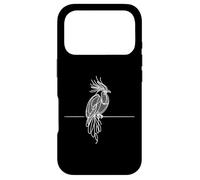 Carcasa para iPhone 17 Pro Line Art Bird & Ornitólogo Andino Cock-of-The-Rock