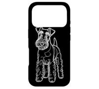 Carcasa para iPhone 17 Pro Line Art Wire Fox Terrier Wire Hair Fox