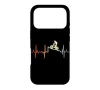 Carcasa para iPhone 17 Pro Línea Heartline Mountain Bike Ciclista Pulse