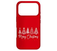 Carcasa para iPhone 17 Pro Lineart Minimal Merry Christmas Graphic