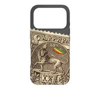 Carcasa para iPhone 17 Pro Lion of Judah Vintage Ethiopia Art Selassie Rasta Reggae