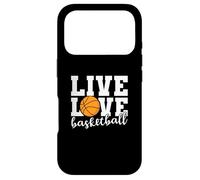 Carcasa para iPhone 17 Pro Live Love Baloncesto Pelota Deportes América USA