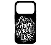 Carcasa para iPhone 17 Pro Live More Scroll Less