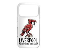 Carcasa para iPhone 17 Pro Liverpool Merseyside England Zine-Ink Hígado Bird